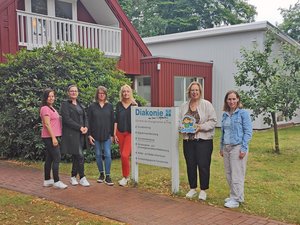 Das Team des Diakonisches Werks Oldenburger Münsterland freut sich über die Teilnahme Notinsel-Projekt.